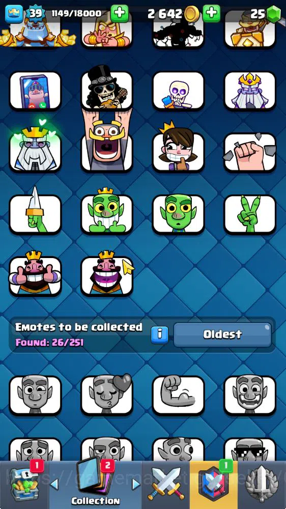 Clash Royale Accounts Midgame Lv 39|Trophy 7032|KTL 13|Limited Skin|Card 119| 1 Hero 14 EVO 6 Champ 21 Legedary 33 Epic 30 9