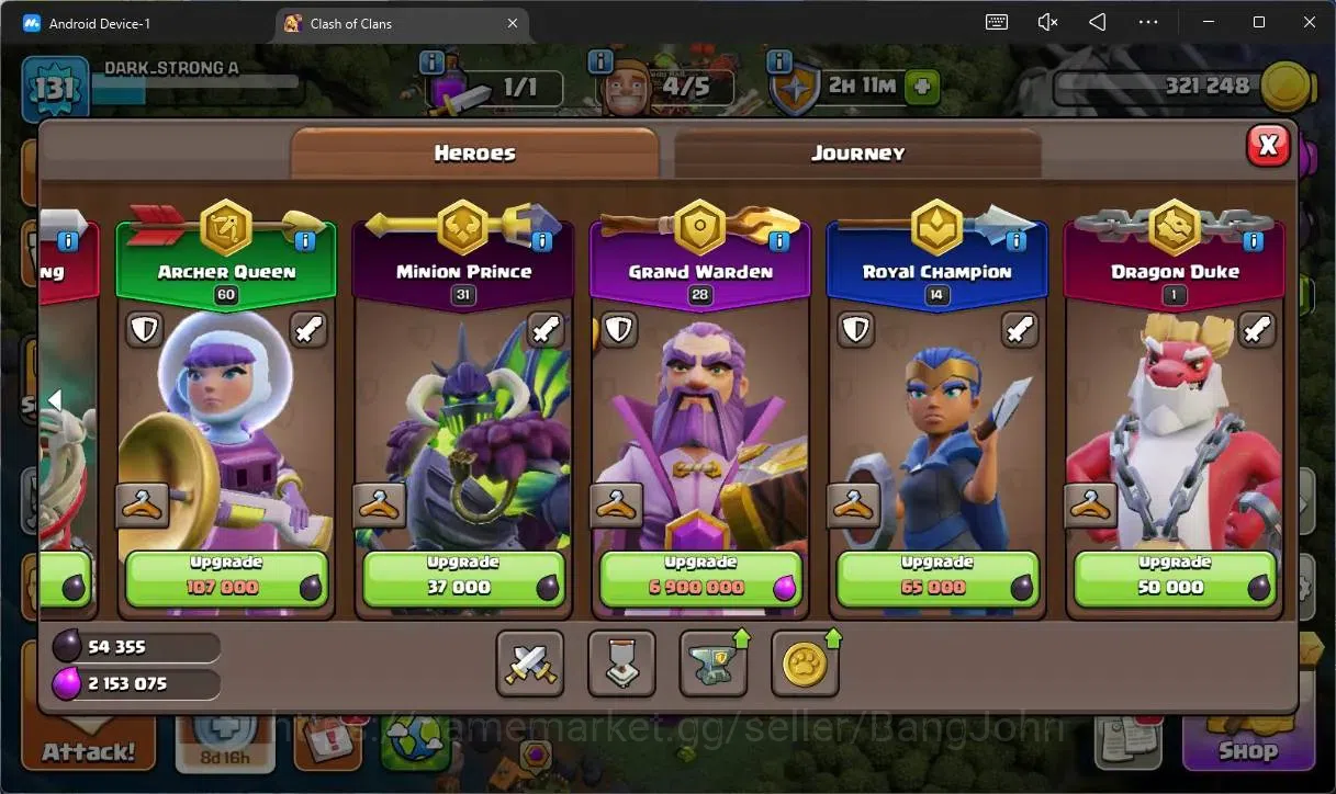 Clash of Clans Accounts Global |TH15–BH10|LVL 131|HH 9|BK63,AQ60,MP31,GW28 image 11