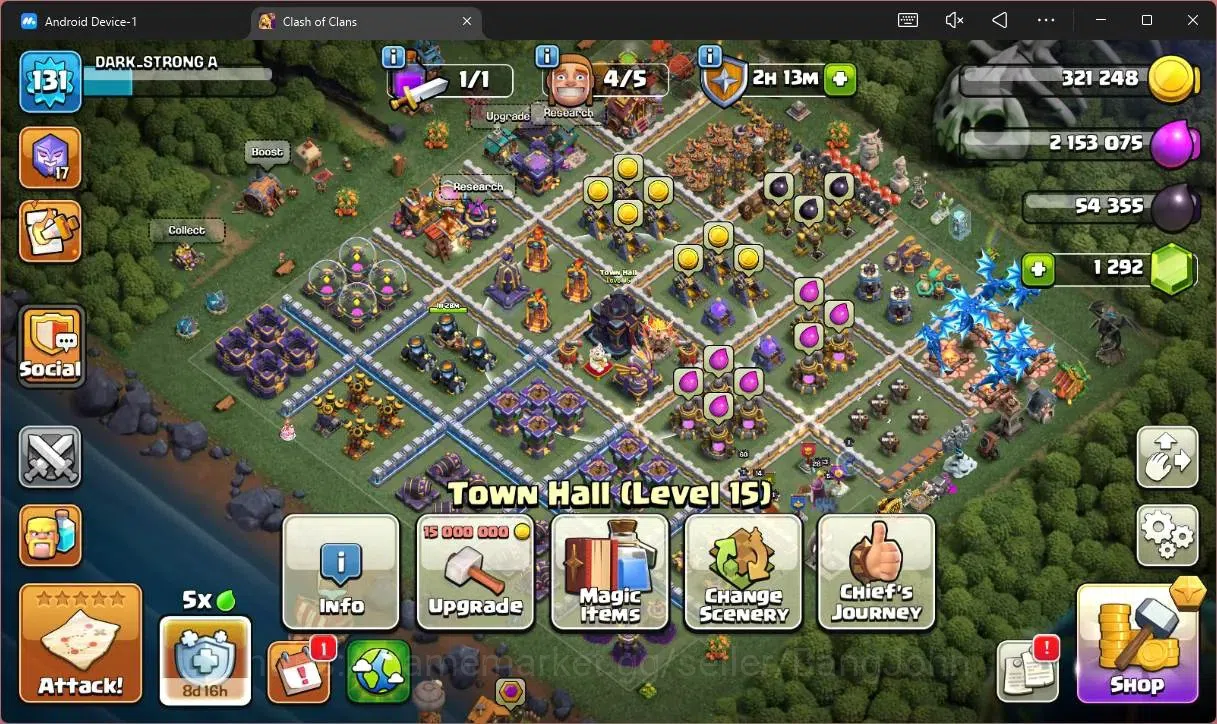 Clash of Clans Accounts Global |TH15–BH10|LVL 131|HH 9|BK63,AQ60,MP31,GW28 image 4