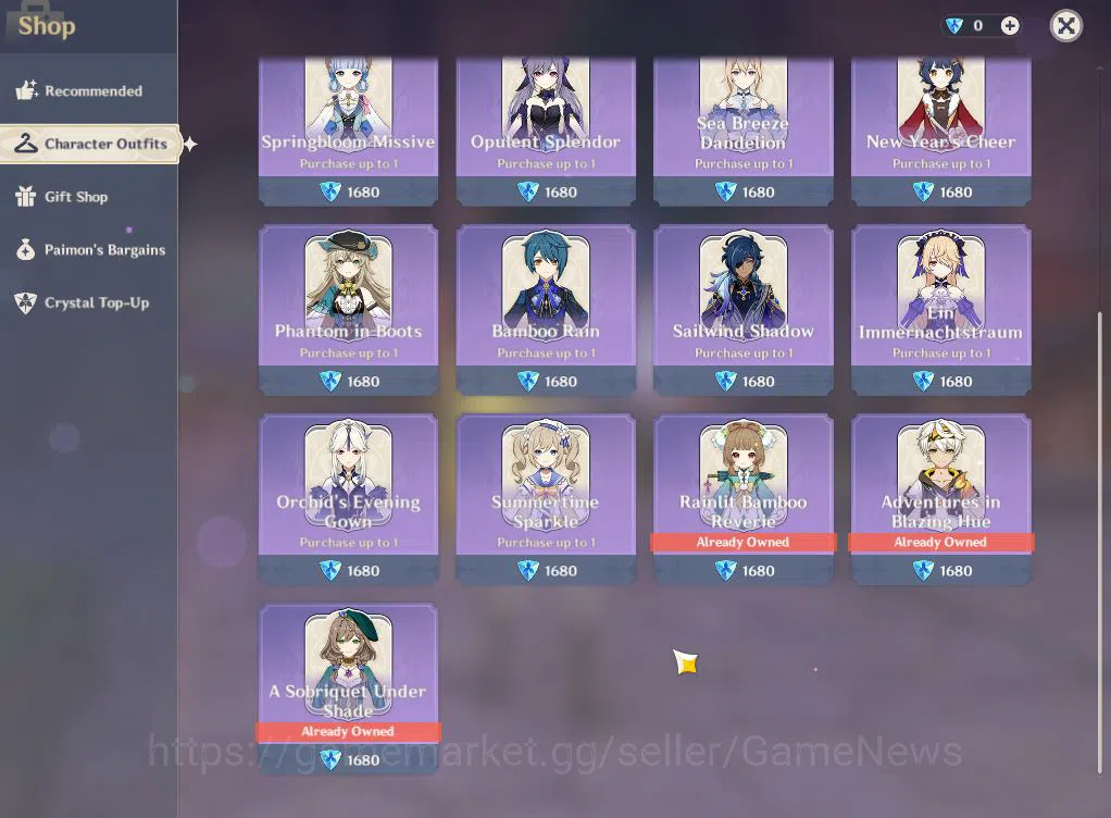 Genshin Impact Accounts ASIA|AR57|PremTeam Neuvillette|8Limited+2(*5Weapon image 18