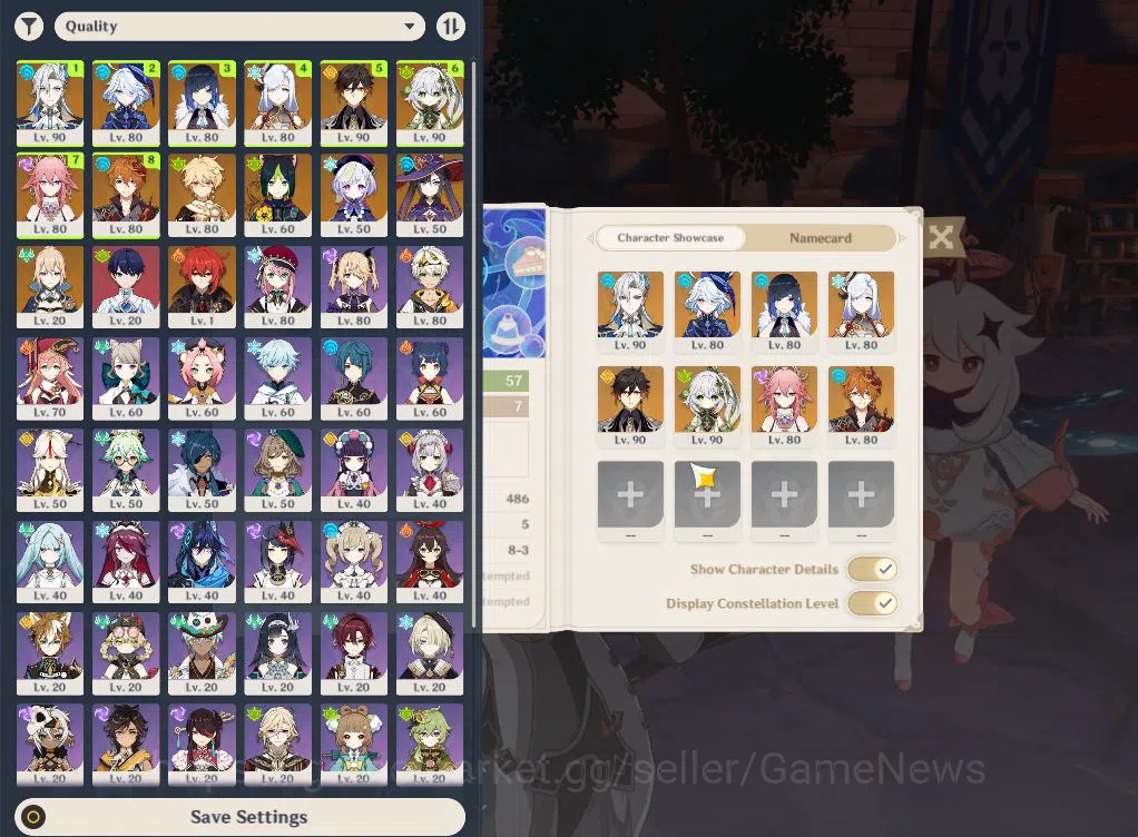 Genshin Impact Accounts ASIA|AR57|PremTeam Neuvillette|8Limited+2(*5Weapon image 2