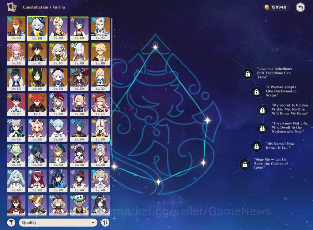 Genshin Impact Accounts ASIA|AR57|PremTeam Neuvillette|8Limited+2(*5Weapon image 4