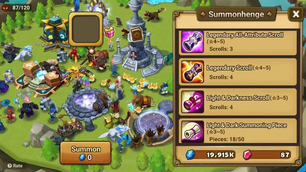 Summoners War: Sky Arena Accounts Starter GLOBAL | NB 5 TESHAR,Starter Gacha 115 12Y+160 11Y Scrool, 3 Legendary All 4