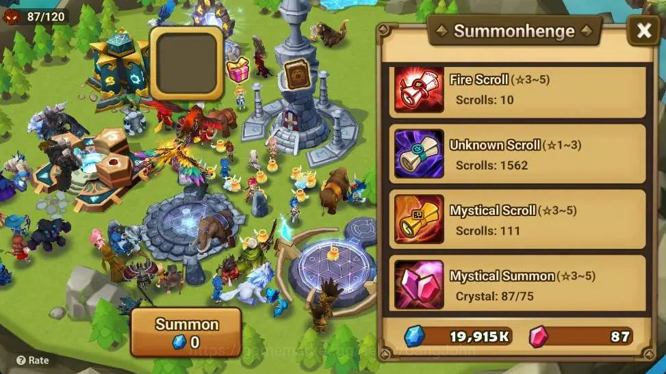 Summoners War: Sky Arena Accounts Starter GLOBAL | NB 5 TESHAR,Starter Gacha 115 12Y+160 11Y Scrool, 3 Legendary All 5