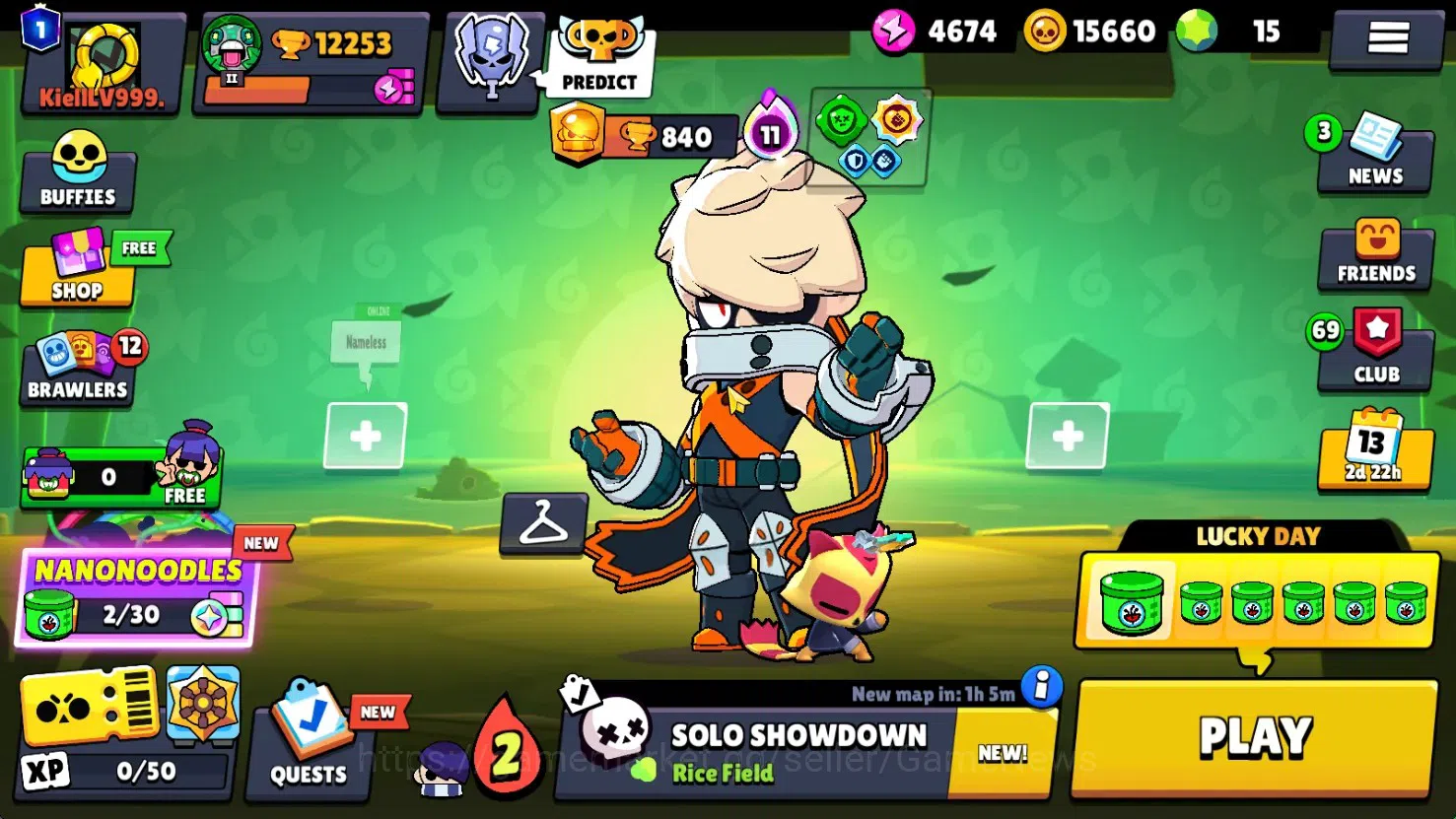 Brawl Stars Accounts 12253 Trophy|87 Brawlers 16 Max|180 Skin|HyperC(Manga Kenji,S Poco),5 Legend,15 Myth,47 Epic,Etc|15k 1