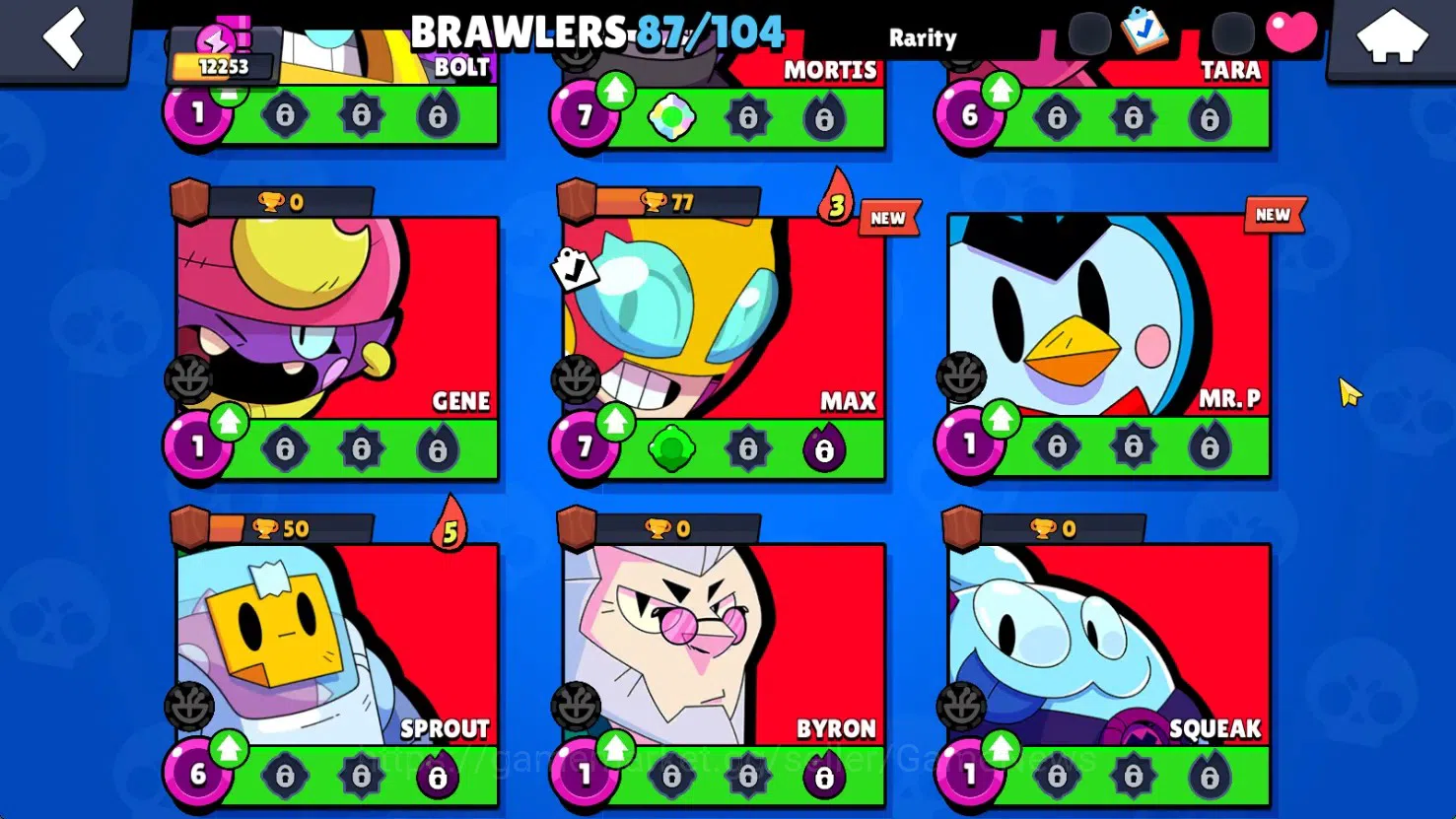 Brawl Stars Accounts 12253 Trophy|87 Brawlers 16 Max|180 Skin|HyperC(Manga Kenji,S Poco),5 Legend,15 Myth,47 Epic,Etc|15k 14