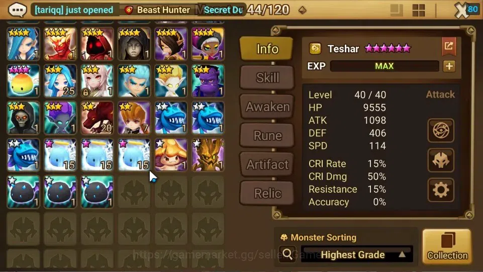 Summoners War: Sky Arena Accounts ASIA|Lv 26|Ready Gacha|103 12 YSC + 160 11 YSC + 3 image 9