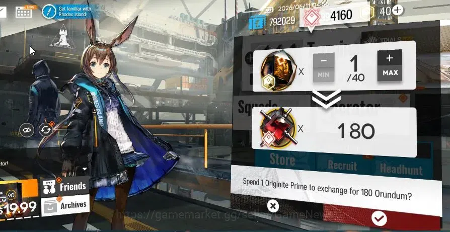 Arknights Accounts Lv 31| 53 OP+1 Skin | 3,9K Orundum 40 Originium | image 2