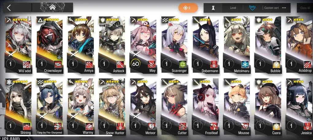 Arknights Accounts Lv 31| 53 OP+1 Skin | 3,9K Orundum 40 Originium | image 6