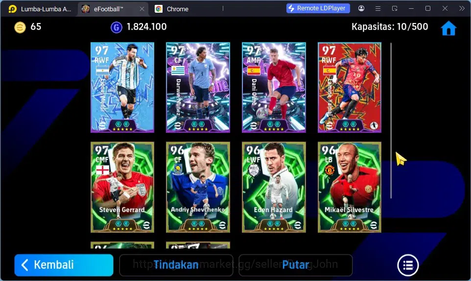 eFootball Accounts Mobile|PW 3148|Epic Gerrard,Shevchenko,Hazzard,Sil image 5
