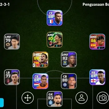 eFootball Accounts Legends & Iconic Players Mobile|PW 2537|New Rodri BigT,Shinji Ono Epic,Rul Costa Epic,Lionel Messi