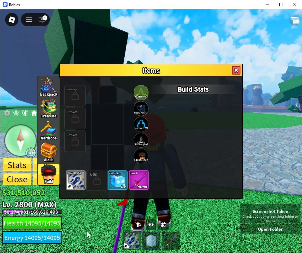 Roblox Accounts Blox Fruit |Lv Max + Ice,GodHuman|31M Beli 70K Fra image 9