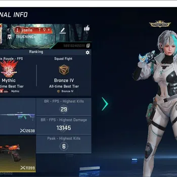 Blood Strike Accounts Collab Skin Asia |Eternal Deagle-Scorpius|6 Collab Guns(AOT S2/EVA/TR/7DS/OPM)|10 Ultra Guns & 2 Ultra