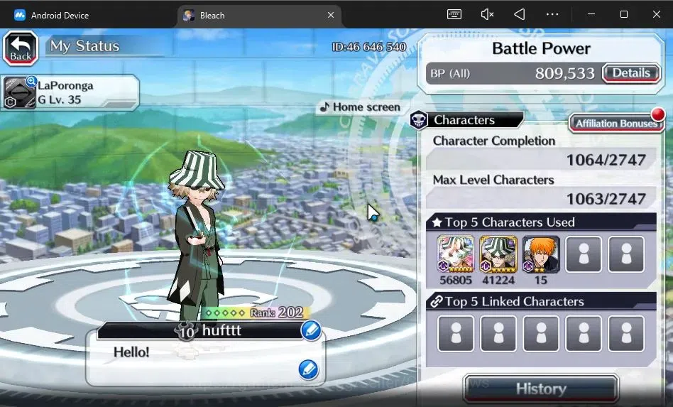 Bleach: Brave Souls Accounts [GLOBAL]54K Orb|2 New Ichigo Renewed,Byakuya Renew image 3