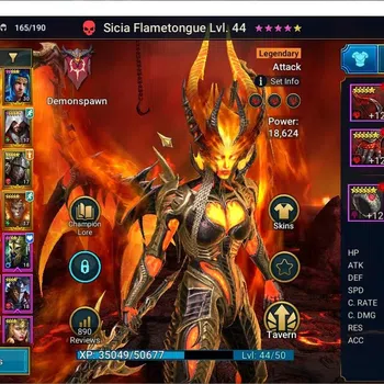 Raid: Shadow Legends Accounts Mid-Game Lv 23|739K Power|19