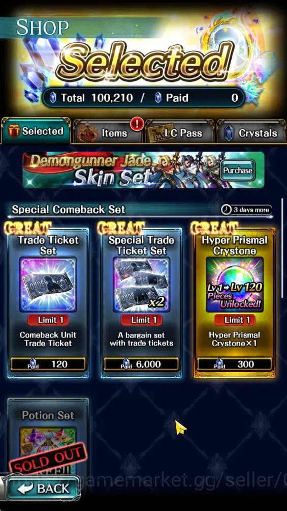 Last Cloudia Accounts GLOBAL|Rank 22|100k Crystal|Top Tier Unit [Emperor image 11