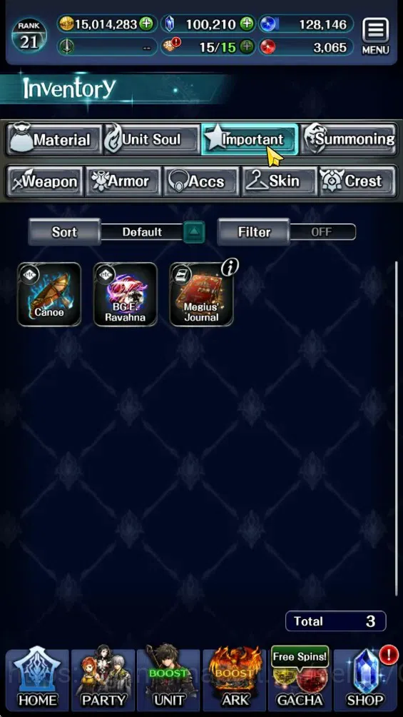 Last Cloudia Accounts GLOBAL|Rank 22|100k Crystal|Top Tier Unit [Emperor image 14