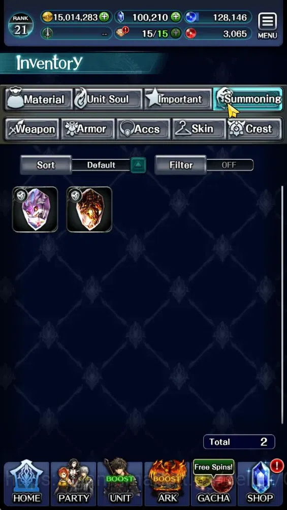 Last Cloudia Accounts GLOBAL|Rank 22|100k Crystal|Top Tier Unit [Emperor image 15