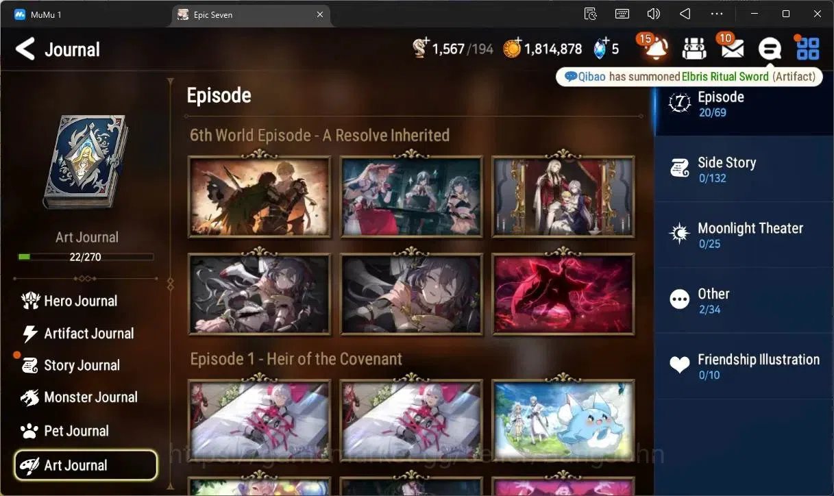 Epic Seven Accounts Global Unverif |Best Starter|4 ML(NC Lady,SE Celin image 10