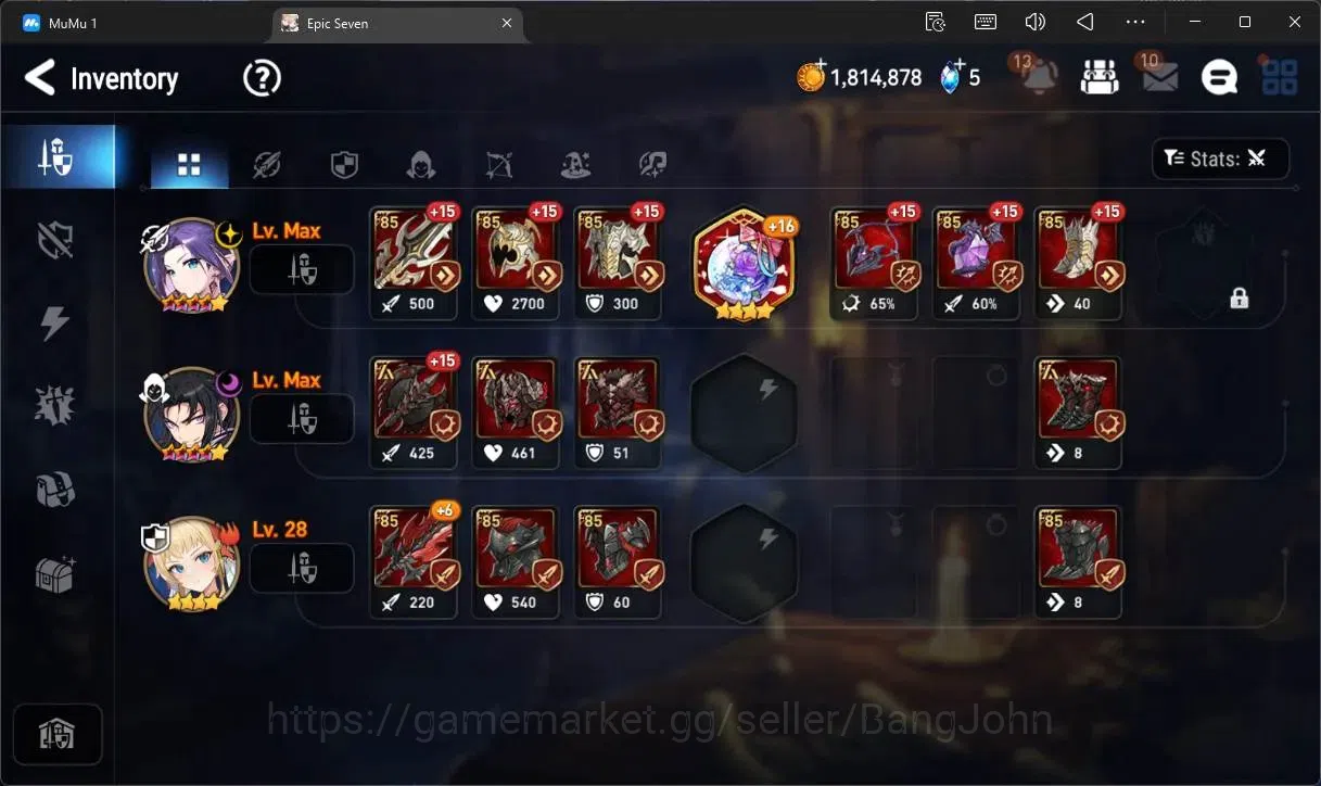 Epic Seven Accounts Global Unverif |Best Starter|4 ML(NC Lady,SE Celin image 16