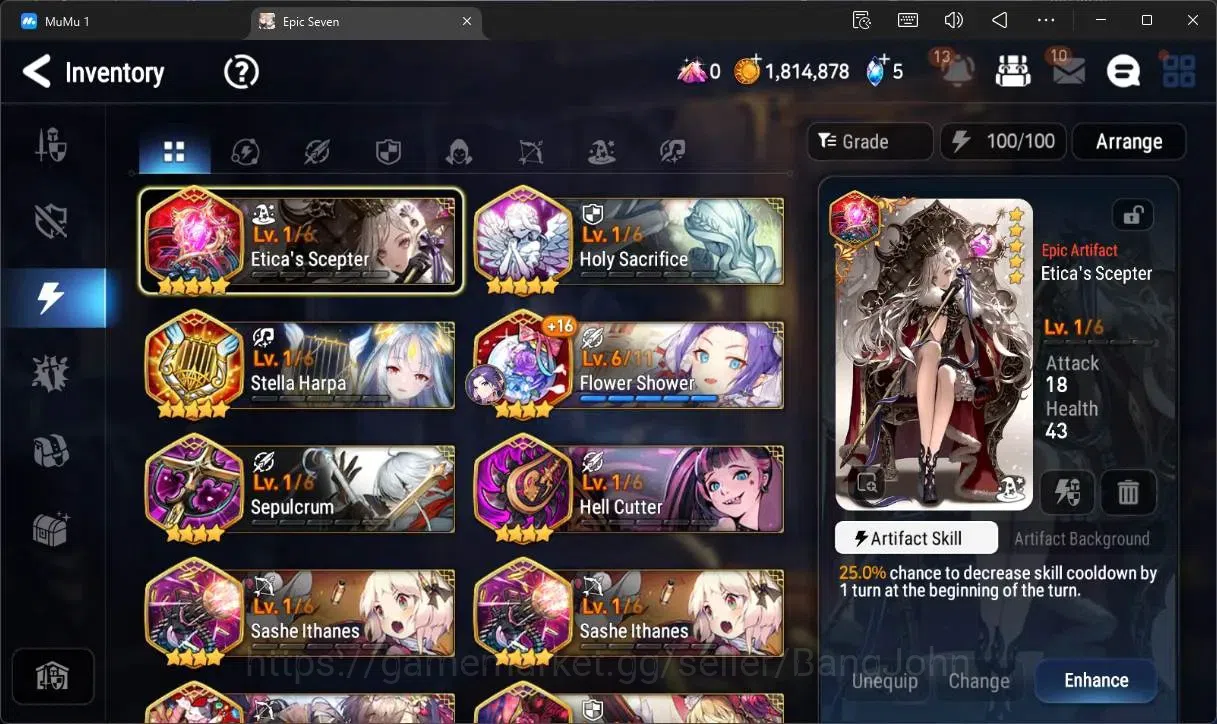 Epic Seven Accounts Global Unverif |Best Starter|4 ML(NC Lady,SE Celin image 18