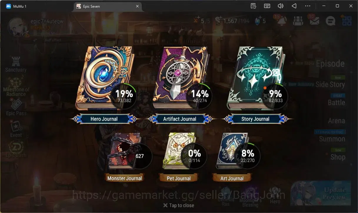 Epic Seven Accounts Global Unverif |Best Starter|4 ML(NC Lady,SE Celin image 3
