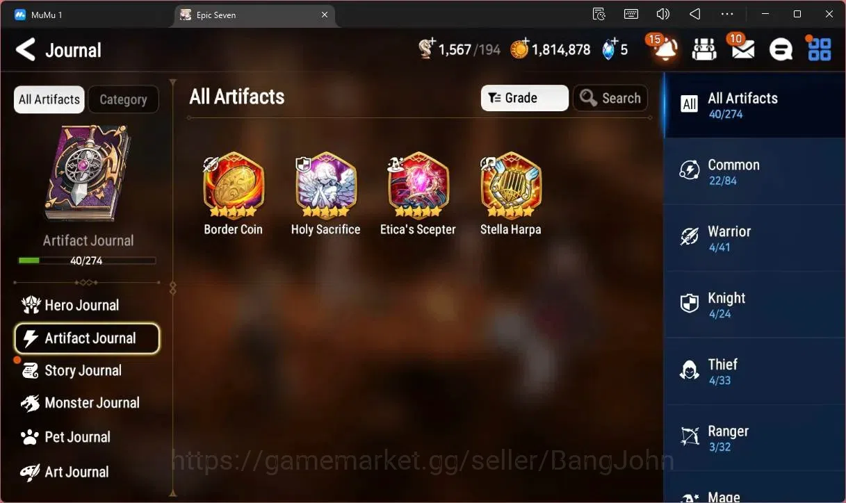 Epic Seven Accounts Global Unverif |Best Starter|4 ML(NC Lady,SE Celin image 6