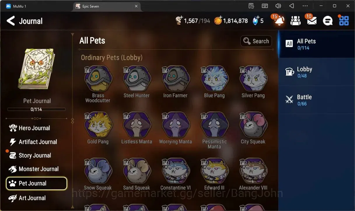 Epic Seven Accounts Global Unverif |Best Starter|4 ML(NC Lady,SE Celin image 9