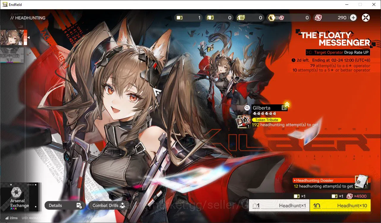 Arknights: Endfield Accounts Asia Lv25|(Gilberta,Last 18