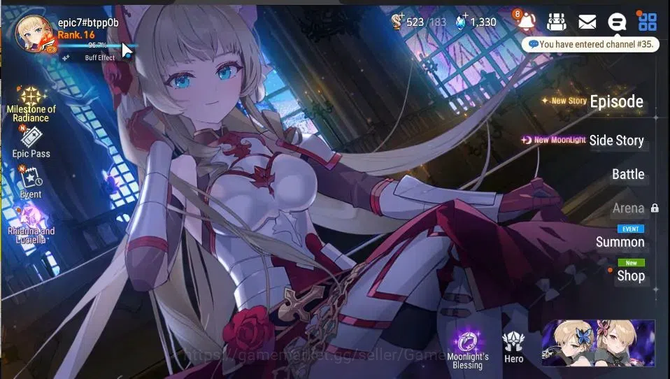Epic Seven Accounts GLOBAL Unverif|New Era|2 ML(Rhianna&Luciella,Harse image 1
