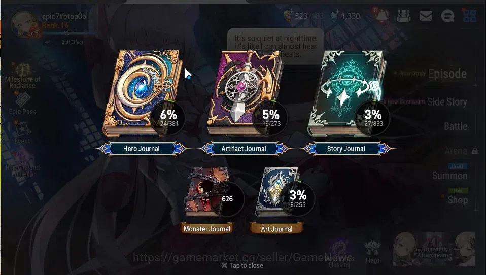 Epic Seven Accounts GLOBAL Unverif|New Era|2 ML(Rhianna&Luciella,Harse image 3