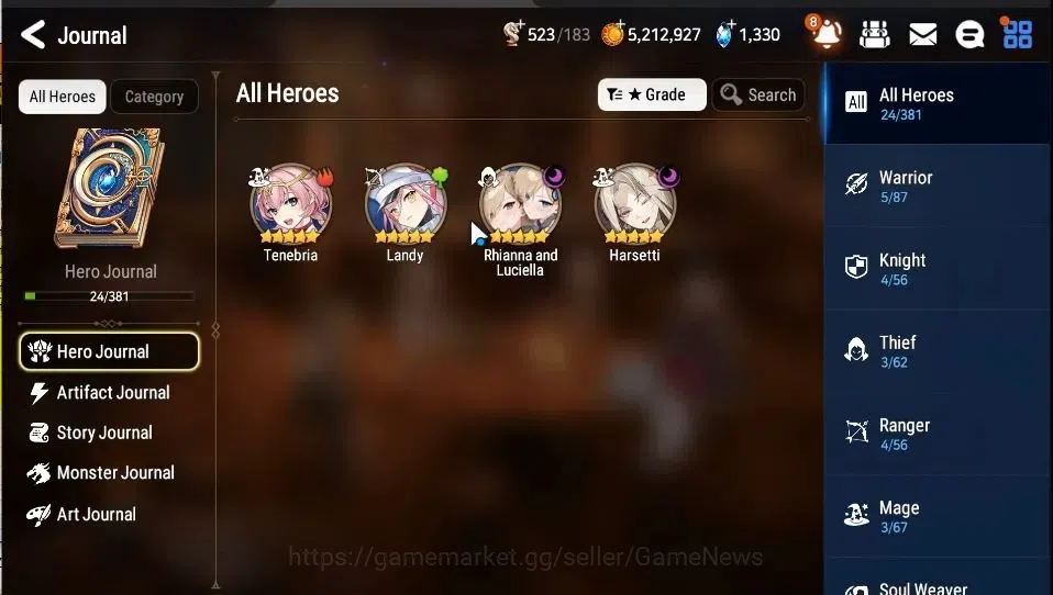 Epic Seven Accounts GLOBAL Unverif|New Era|2 ML(Rhianna&Luciella,Harse image 5