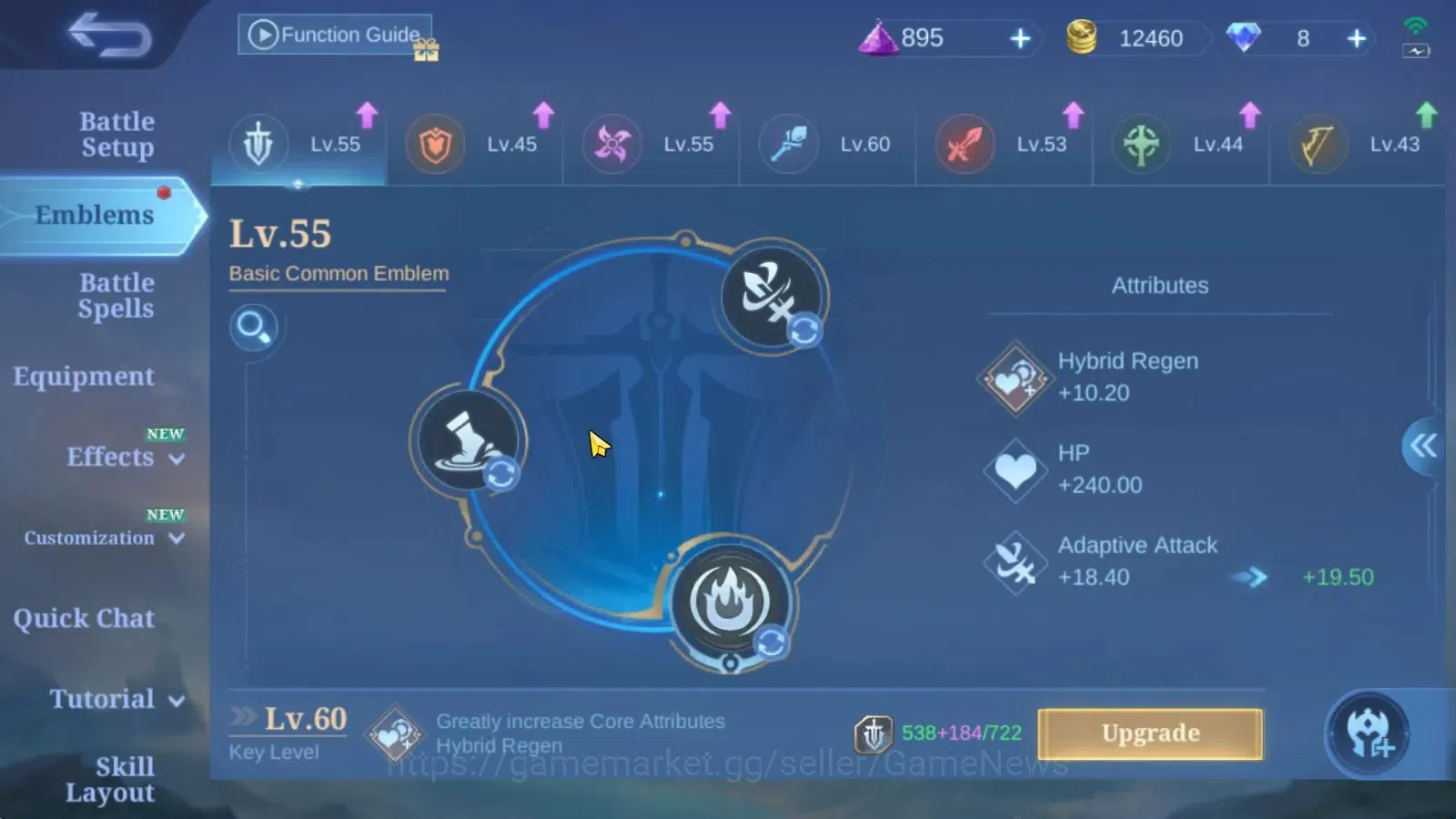 Mobile Legends: Bang Bang Accounts Hero 76|Skin 116|CC Nata,LB Tigreal,Naruto Vale,M- image 10