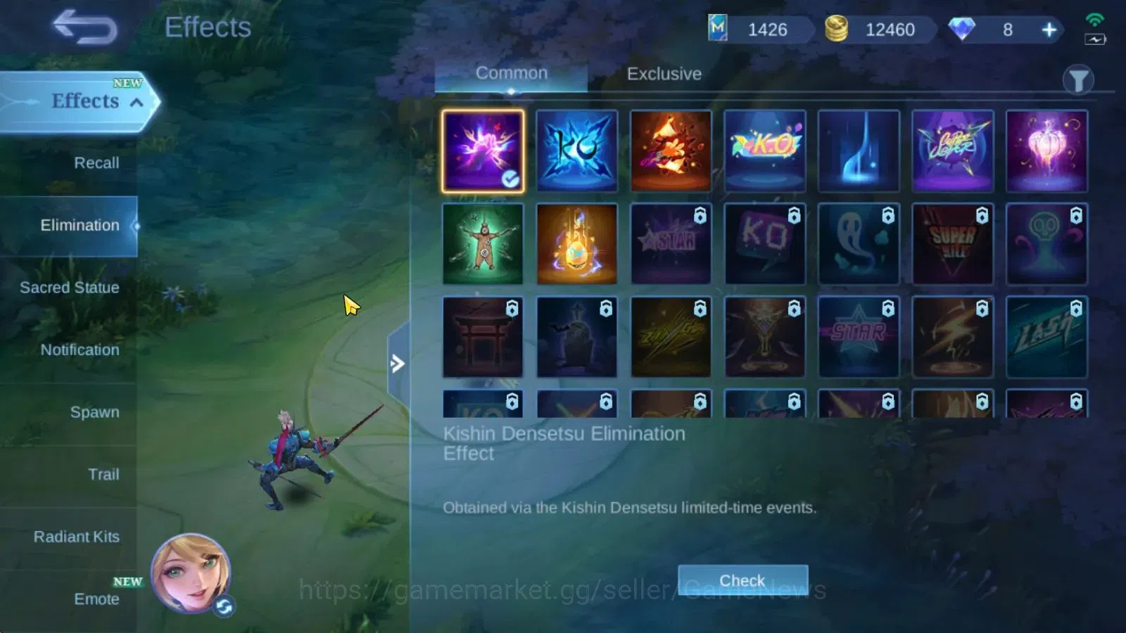 Mobile Legends: Bang Bang Accounts Hero 76|Skin 116|CC Nata,LB Tigreal,Naruto Vale,M- image 12