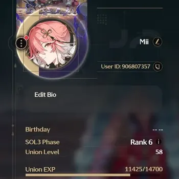 Wuthering Waves Accounts Mid-Game SEA|UL58|SOL3|6 limited+3sign |Phrolova,Lupa,changli sign.etc||MC Female|TakeMail(WW746Z)