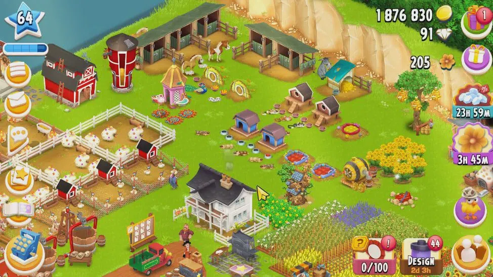 Hay Day Accounts Lvl 64 | Silo Storage 825 + Barn Storage 3000 + 1, image 4