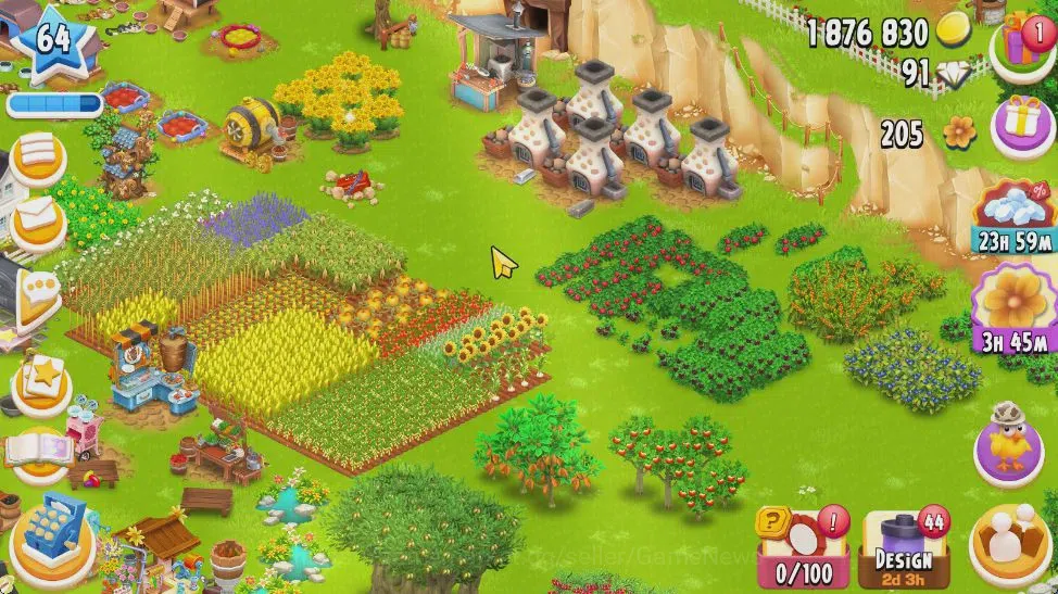 Hay Day Accounts Lvl 64 | Silo Storage 825 + Barn Storage 3000 + 1, image 6