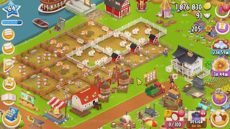 Hay Day Accounts Lvl 64 | Silo Storage 825 + Barn Storage 3000 + 1, image 9