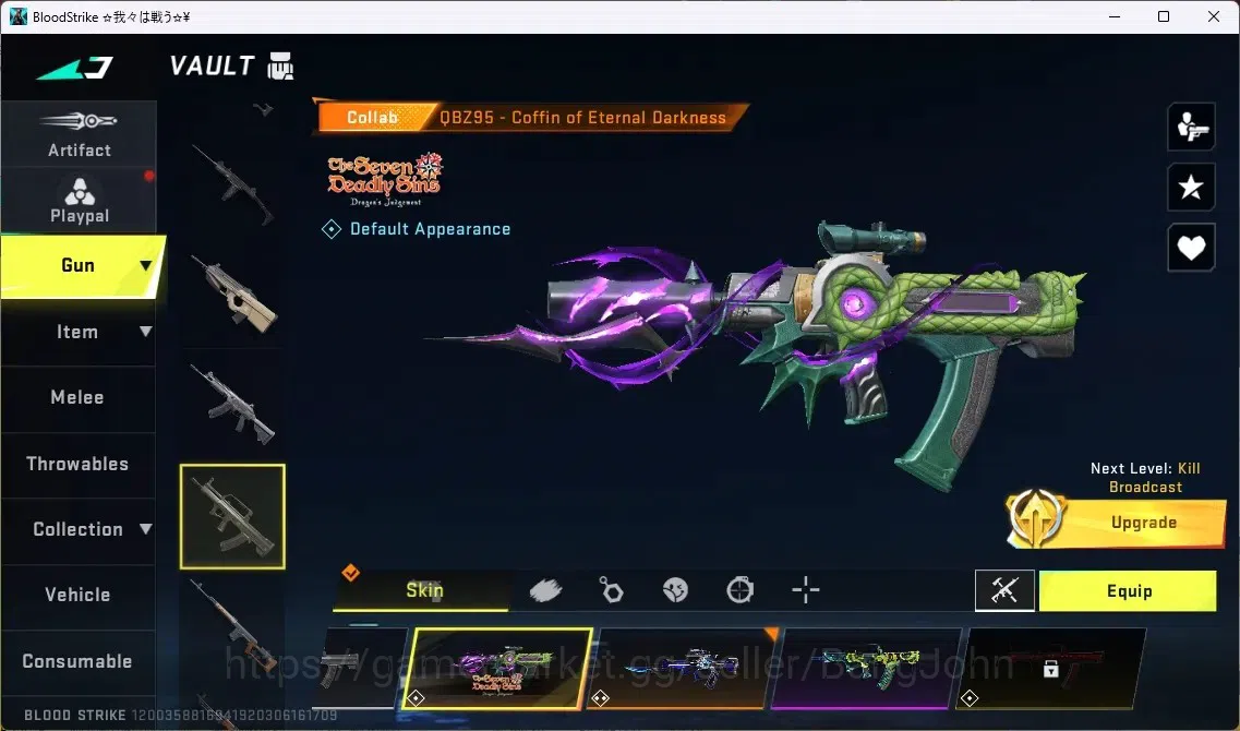 Blood Strike Accounts ASIA | 1 ETERNAL:ZERO - ODASHADOW|1 EVA | 2 TR | 1 image 18