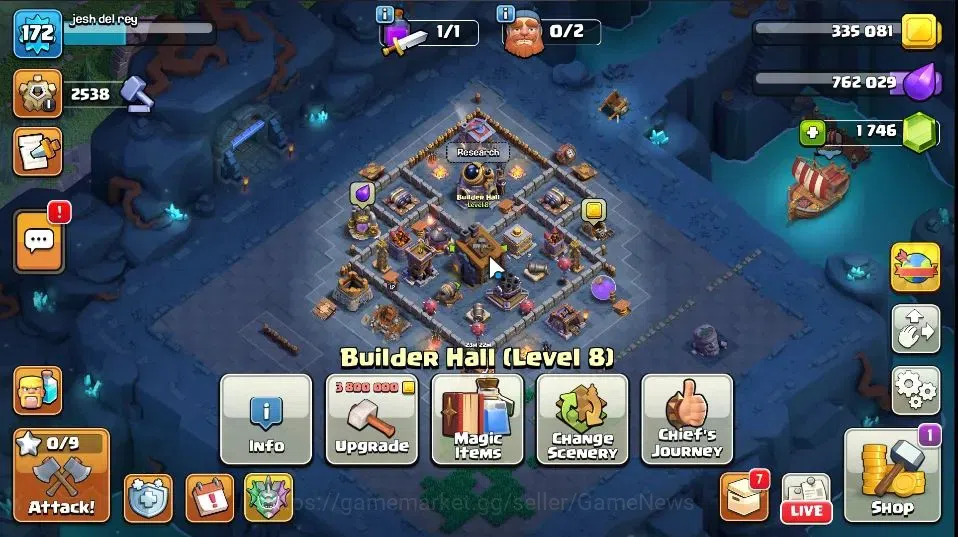 Clash of Clans Accounts Lv 172|TH 18|HH 9|Limited Skin|BK 60,AQ 60,GW 46,M image 16