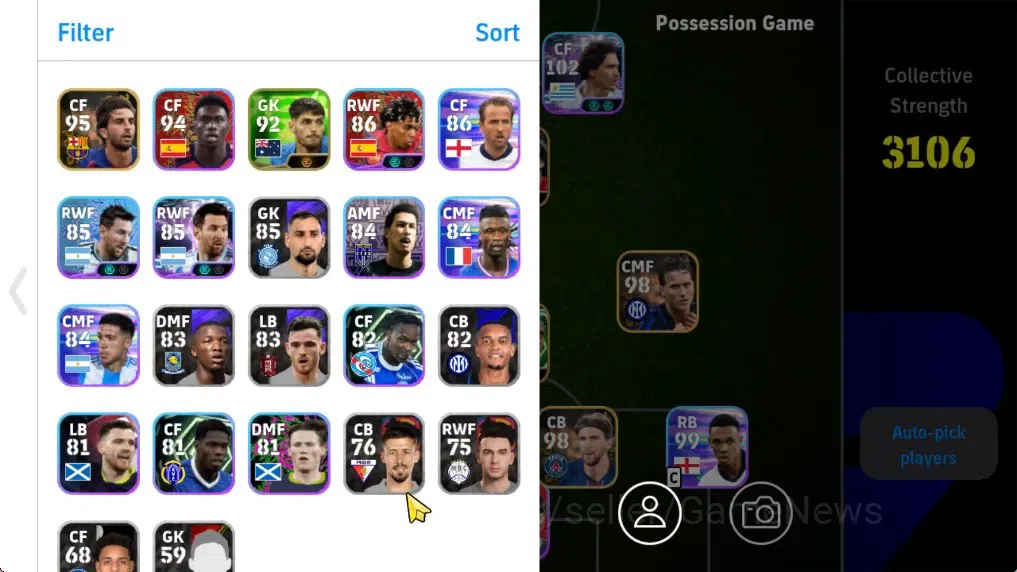 eFootball Accounts Android|Showtime Hugo Ekitike,Darwin Nunez,Casemir image 2