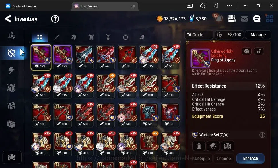 Epic Seven Accounts GLOBAL Unverif|New Era|4 ML(Salome,E Ilynav,BW Ise image 10