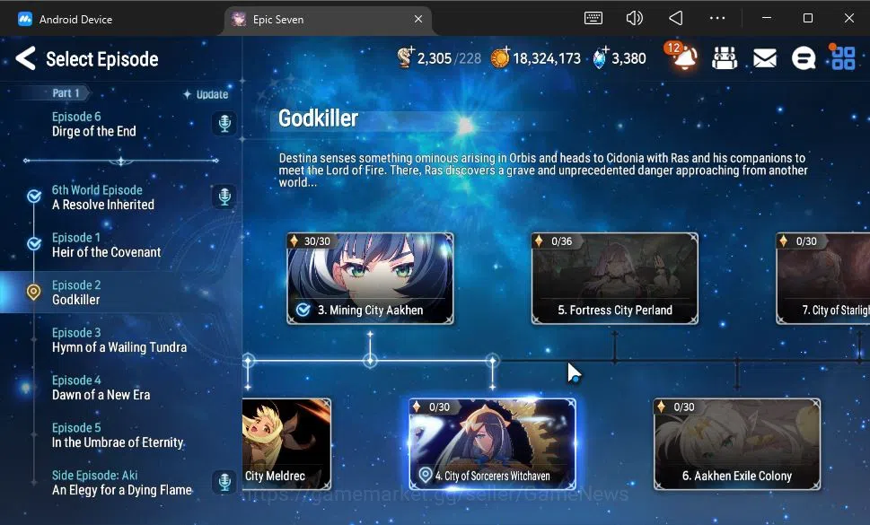 Epic Seven Accounts GLOBAL Unverif|New Era|4 ML(Salome,E Ilynav,BW Ise image 14
