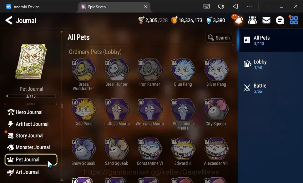 Epic Seven Accounts GLOBAL Unverif|New Era|4 ML(Salome,E Ilynav,BW Ise image 18