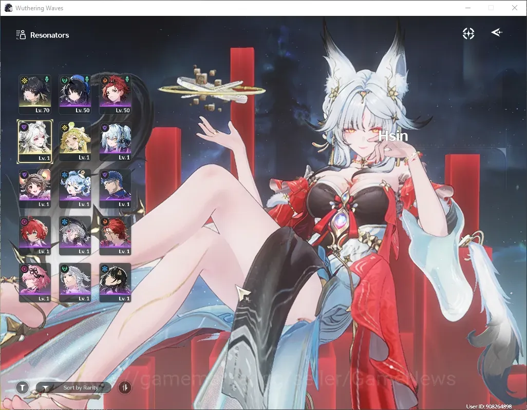 Wuthering Waves Accounts Starter SEA |UL 49|1 Limited (Hsin RC6 + Sign) & 1 Standard Char (Verina) |DB Lv 30|Female MC|Log 1