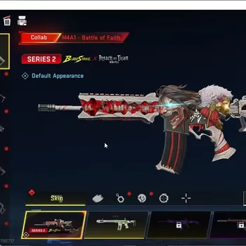 Blood Strike Accounts Collab Skin ASIA|1 AOT: M4A1-Battle of Faith | 4 ULTRA Guns & 2 Limited Strikers |Many
