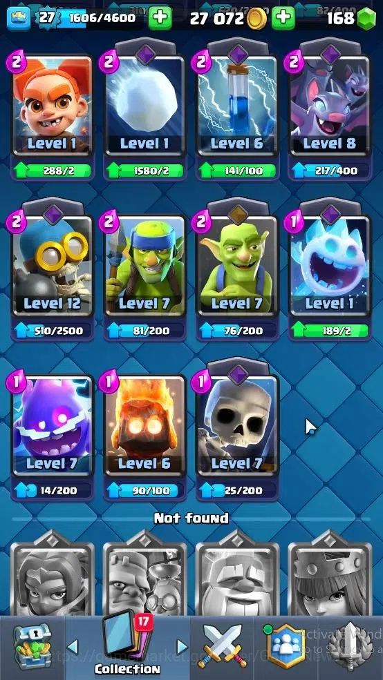 Clash Royale Accounts Lv 27|KTL 10|Trophy 7003|Card 99|2 EVO,1 Hero,3 Ch image 11