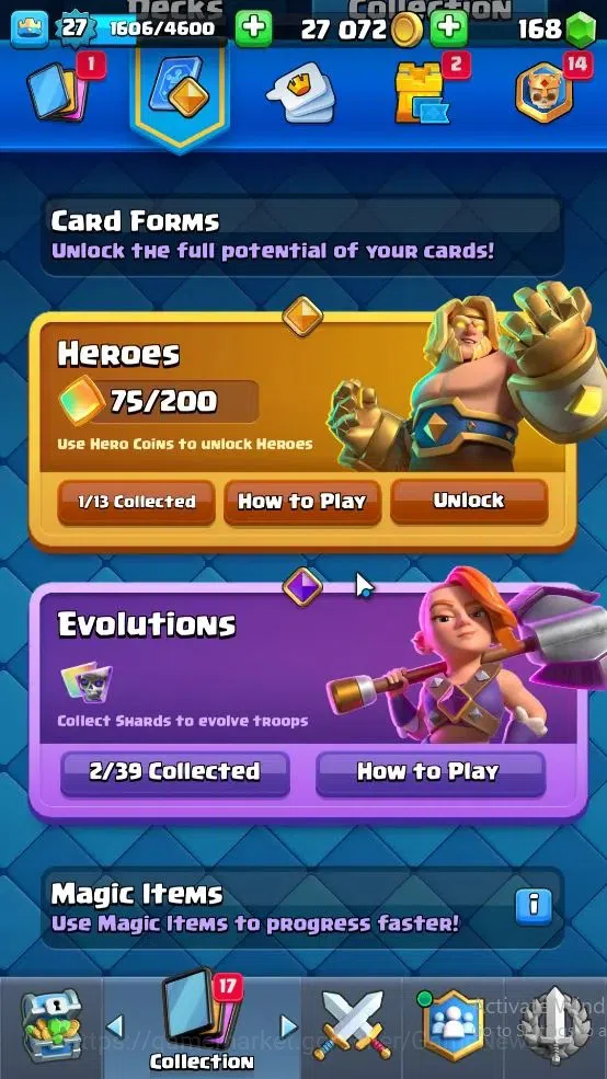 Clash Royale Accounts Lv 27|KTL 10|Trophy 7003|Card 99|2 EVO,1 Hero,3 Ch image 12