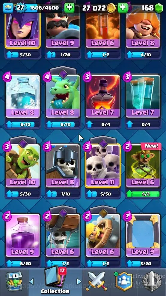 Clash Royale Accounts Lv 27|KTL 10|Trophy 7003|Card 99|2 EVO,1 Hero,3 Ch image 7