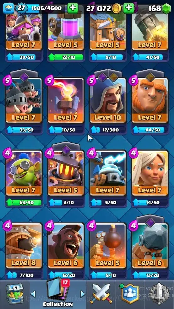 Clash Royale Accounts Lv 27|KTL 10|Trophy 7003|Card 99|2 EVO,1 Hero,3 Ch image 8